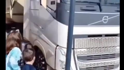 Kids miss their father, who is a truck driver.