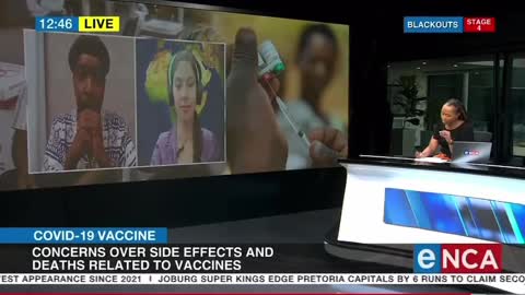 Calls to suspend covid 19 vaccines in South Africa because of safety concerns hits mainstream news