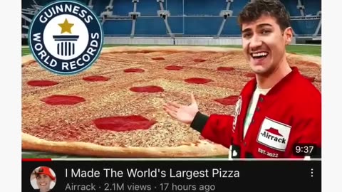 Worlds largest Pizza