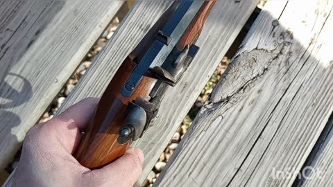 Testing frizzin on old 44 cal flintlock