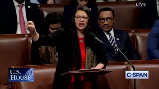 Rashida Tlaib Melts Down in tears over Ilhan Omar's Removal from the Foreign Affairs Cmte