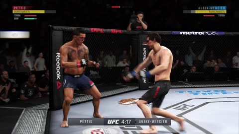 PS4 bot Anthony Pettis vs user Oliver Aubin-Mercier