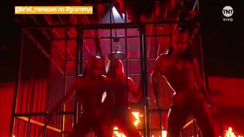 Sam Smith dresses as the devil for Satanic Grammys performance. #AlexJonesWasRight