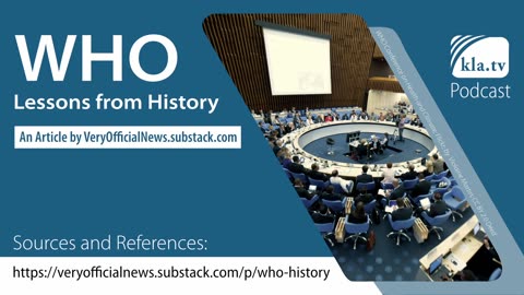 WHO: Lessons from History