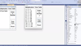 How to Create Multiplication Time Table using For Loop in Visual C++