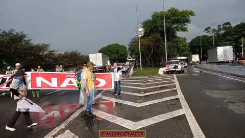 PARALIZAÇÃO MARGINAL TIETÊ SP E SOS FORÇAS ARMADAS