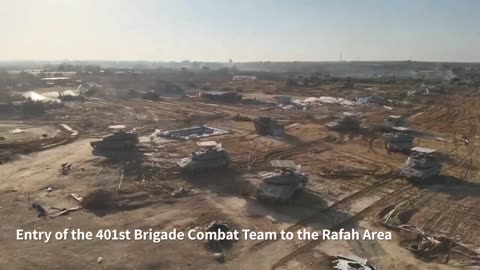 Footage released today by the Israel Defense Force in Rafah