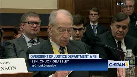 Senator Chuck Grassley (Check Description)