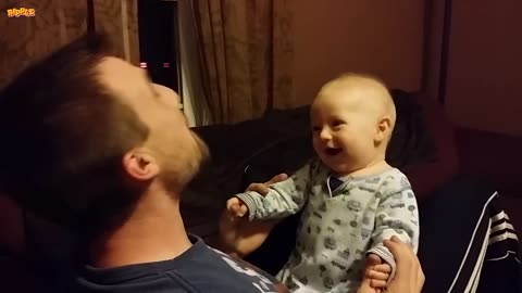 Funny Baby Videos - Funniest Moments of Baby And Daddy