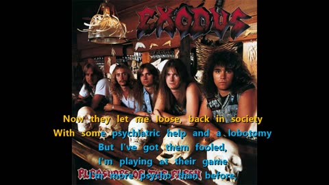 Exodus - Deranged {karaoke w a little song and dance}
