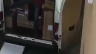 How to unpack a van quickly.