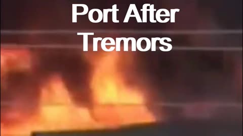 Massive Fire At Turkey's Iskenderun Port After Tremors@NEWSTIME9