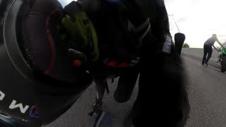 SUV Brake Checks Motorcyclist at 70mph