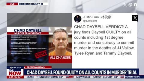 Chad Daybell verdict_ guilty of triple-murder, death penalty possible _ LiveNOW from FOX