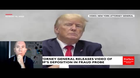 Corrupt Letitia James AG of New York releases the testimony of Trump from august 2022