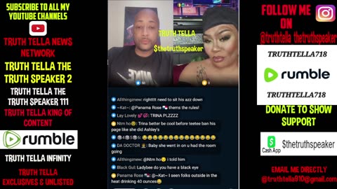 TRINA B RANT AFTER GETTING EMBARRASSED & BOOTED OUT HER ROOM BY EMPRESS PARIS