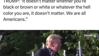 Trump - We Are All Americans