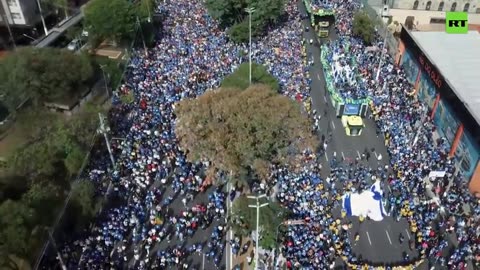 CHRISTIANS SHILL FOR ISRAEL AKA THE SYNAGOGUE OF SATAN AT BRAZIL'S 'MARCH FOR JESUS' PARADE 🔥