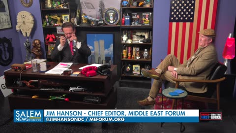 Biden's Gaza pier embarrassment. Jim Hanson with Sebastian Gorka on AMERICA First