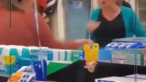 Store Karen goes WILD at an employee, causing a scene