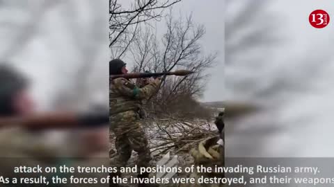 "Azov" fighters enter Russians’ trenches - weapons and ammunition captured