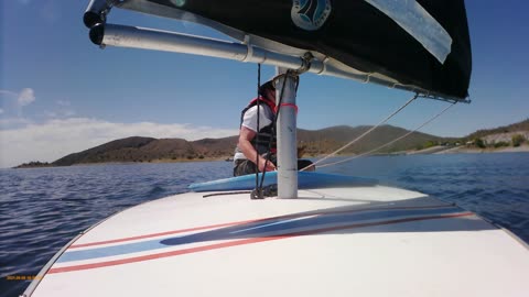 Carl sailing Lake Pleasant 1
