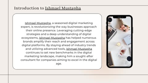Pioneering Digital Marketing: Insights from Ishmael Mustapha