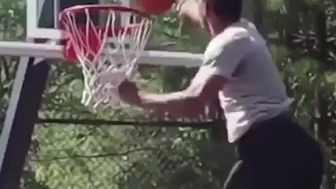 Funny shot basketball
