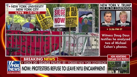 Iran reportedly gleeful over college protests Former New York governor