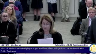 Mother testifies about how a school kept her child's identity a secret