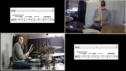 ONE MINUTE DRUM LESSON 7 AFRO/JAZZ GROOVE + LA LOOP SUR LE SITE