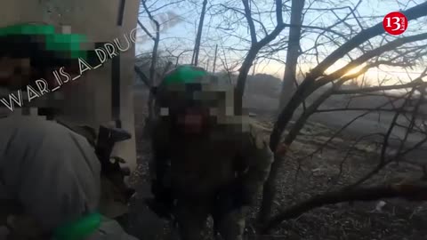 Russians hiding in houses open fire on advancing Ukrainian soldiers - fierce fighting in Bakhmut