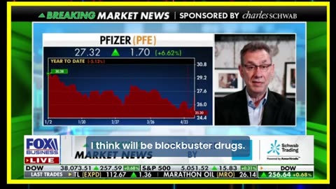 Pfizer chairman and CEO Albert Bourla: Our oncology drugs will be blockbuster ones