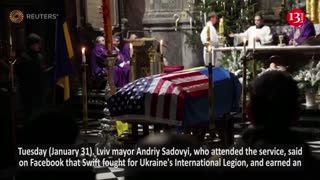 Memorial held for former U.S. Navy Seal killed in Ukraine