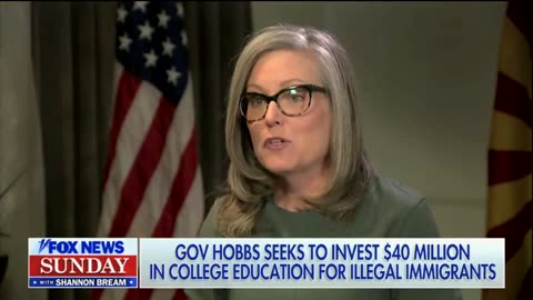 Installed AZ Gov. Hobbs Defends Using $40M In Taxpayer Funds For Free College For Illegals