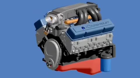 3D Animation - Installation of Car Engine Components