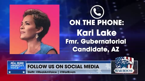 Kari Lake Joins the War Room to Discuss her Iowa Meet & Greet