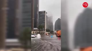 Heavy floods sweep across UAE