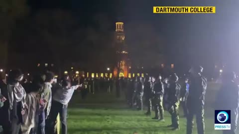 US police stormed protest encampment at University of California