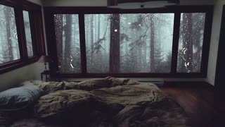 Rain sounds for sleep well 1 hour