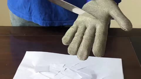 Cut Resistant Glove Stainless Steel Mesh Metal Wire Glove