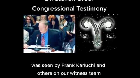 Dr Steven Greer Congressional UFO Technology Testimony