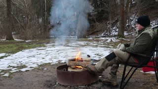 Hot Tent on the Mohican