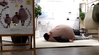 Japanese wearable beanbag lets you chill anywhere