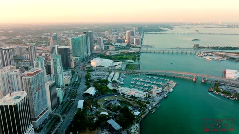 Miami, Florida - USA 🇺🇸 - by drone - DJI Mavic 3 [4K]