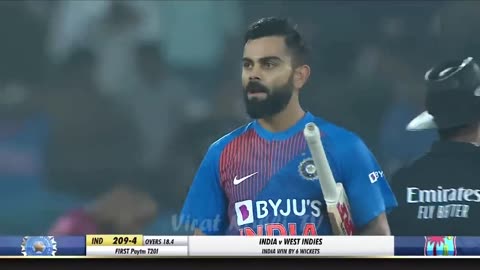 Virat Kohli 94 (50) vs West Indies 1st T20I 2019 Hyderabad (Ball By Ball)