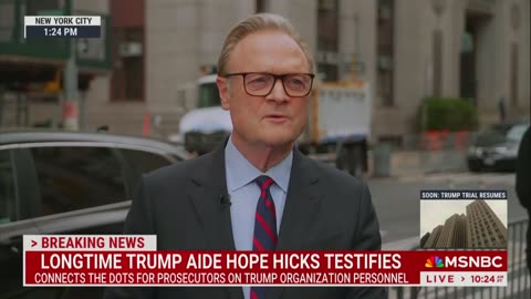 MSNBC's Lawrence O'Donnell Claims Trump Tried 'Intimidating' Him 'Crazy Face' at Hush Money Trial
