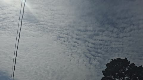What kind of Frequency Waves can do this to a Sky?