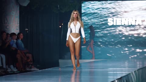 Sienna Mae Swim Full Show in SLOW MOTION Fashion Runway