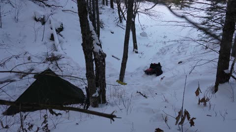 Two Nights Camping in the Snow in Freezing Conditions